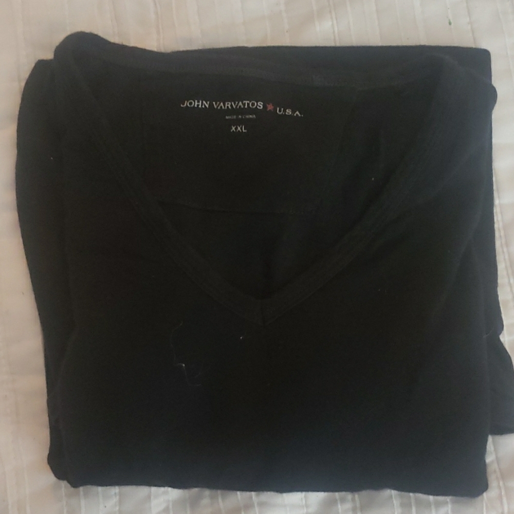 John varvatos v neck fitted t shirt
